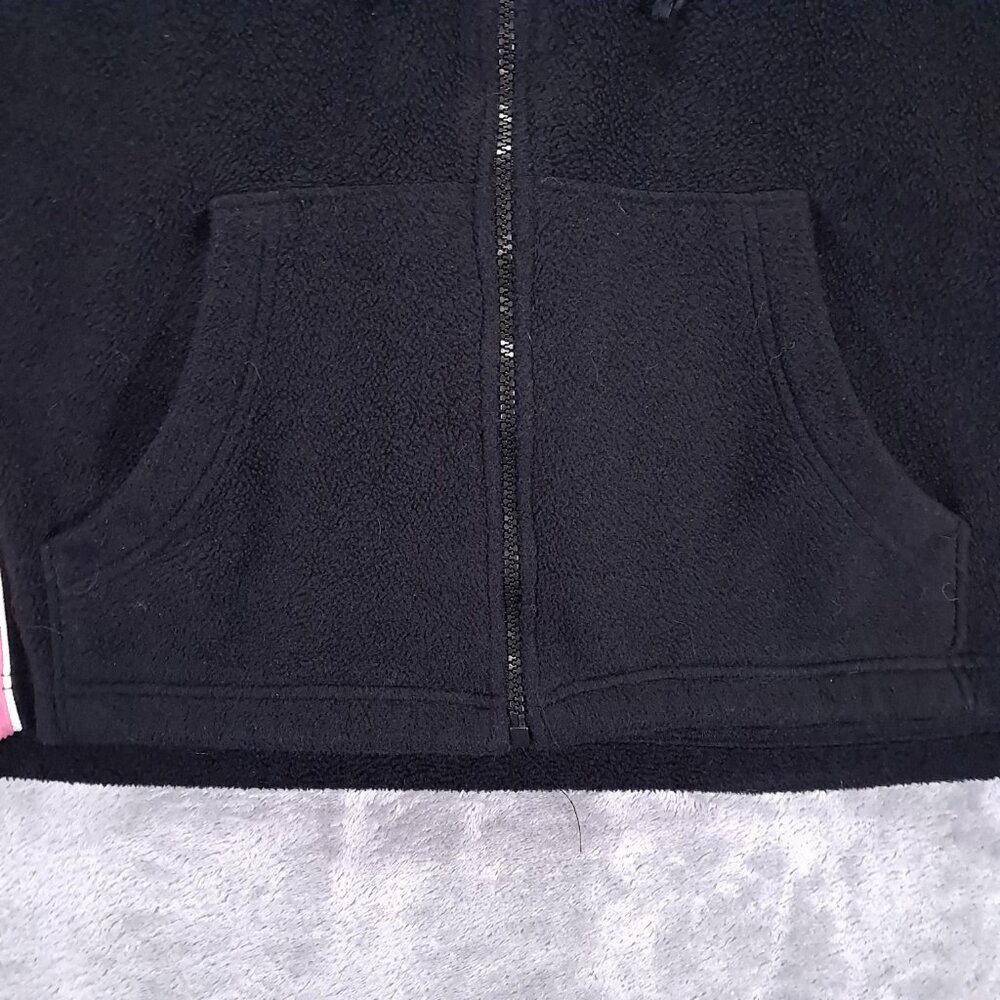Orange County Choppers Hoodie Women Size L Fleece Full ZIp Black Pink - Picture 5 of 10